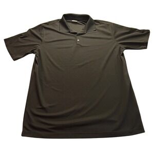 Nike Golf Mens Dri-FIT Polo Shirt Dark Gray XLT Extra Large Tall Performance